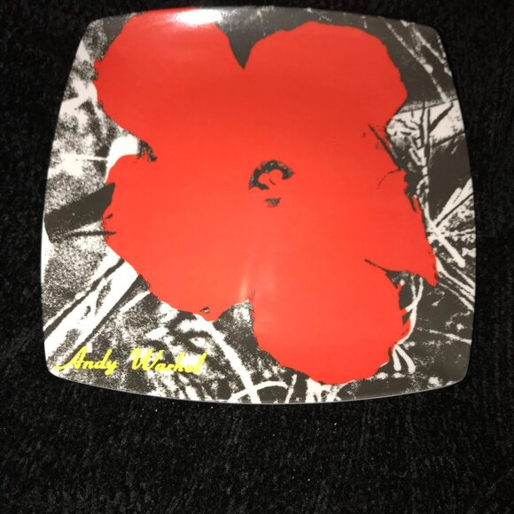 Andy Warhol- "Flowers" Art Plates - Melamine - Set of 10 - Wall Art/Everyday Use - Picture 7 of 15